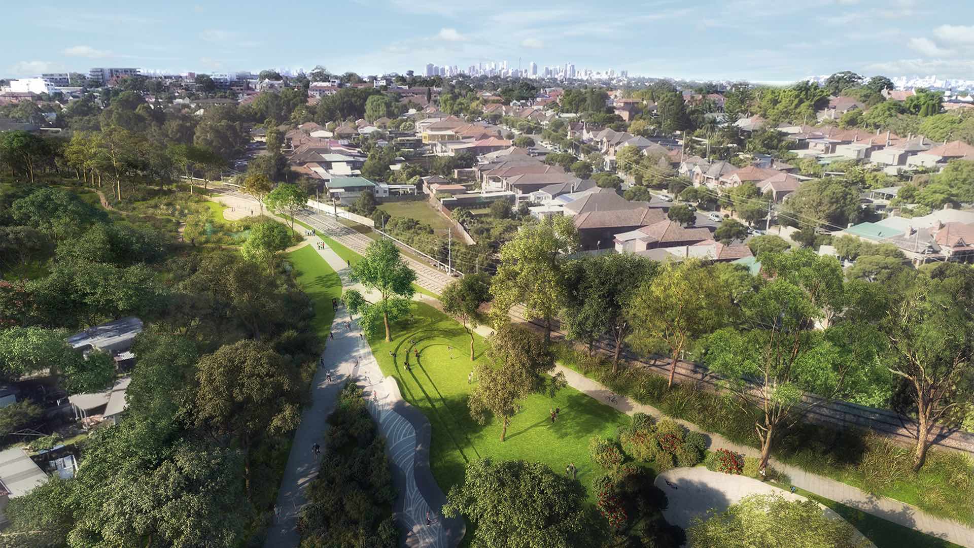 Inner West Sydney's CarFree GreenWay Is One Step Closer to a Reality Concrete