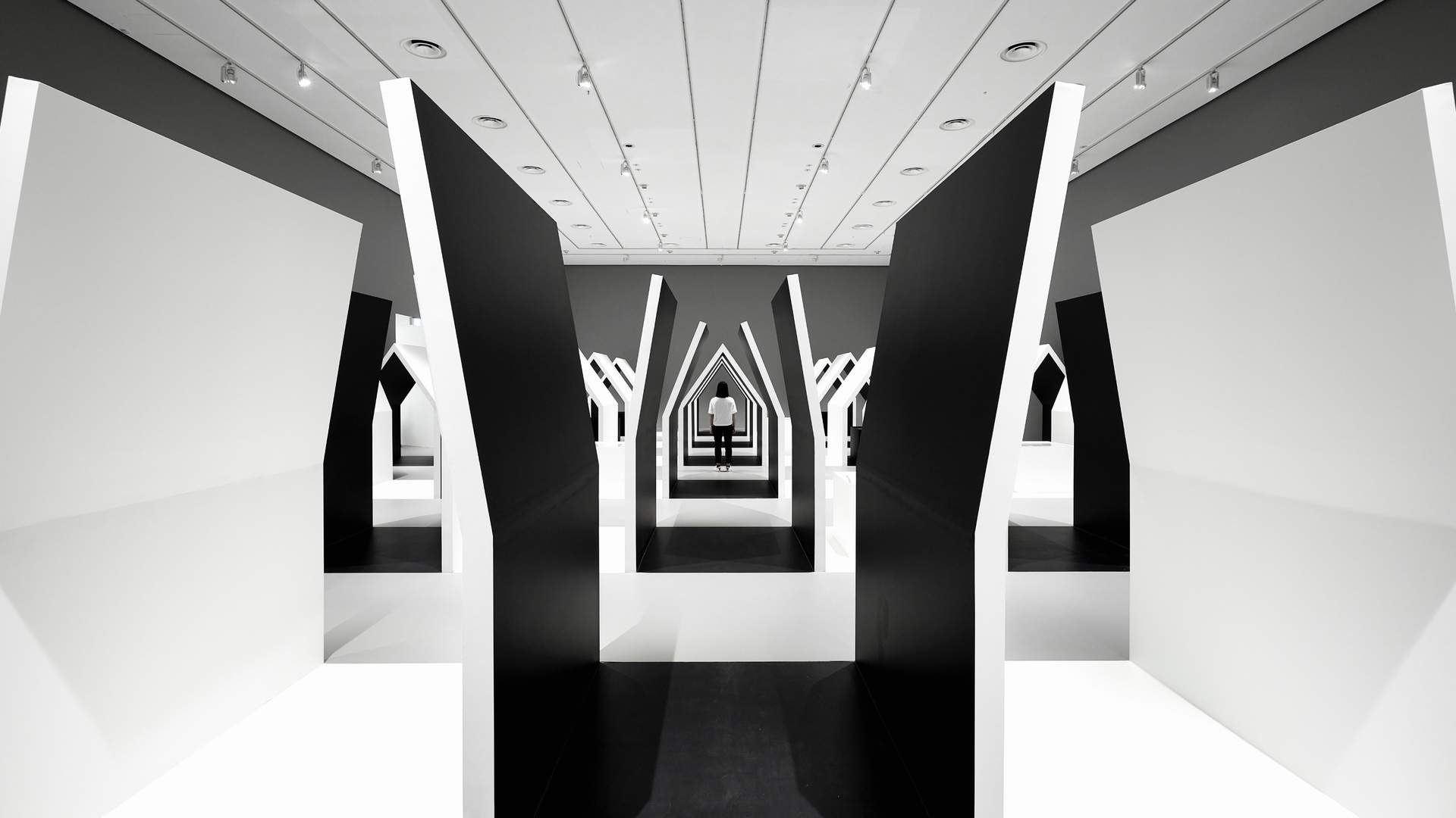 Escher x Nendo Between Two Worlds, Melbourne Concrete